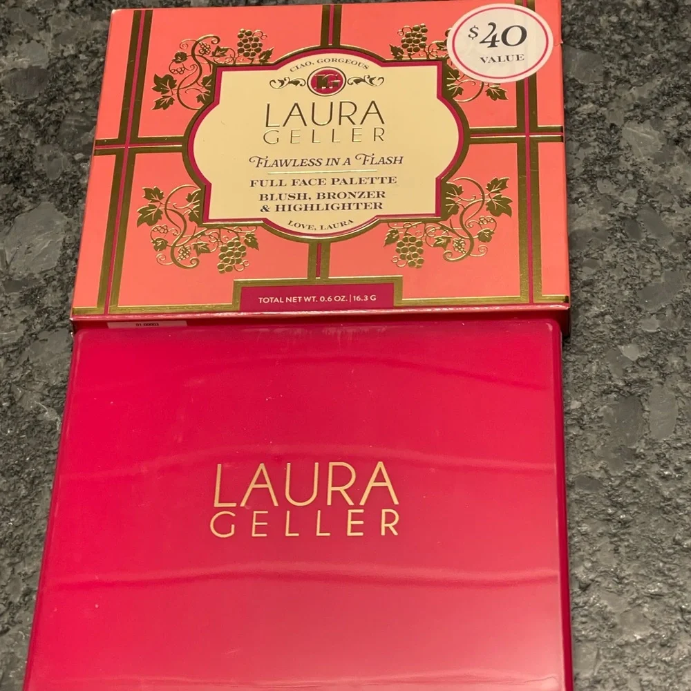 Laura Geller Flawless in a Flash full face palette blush, bronzer & highlighter